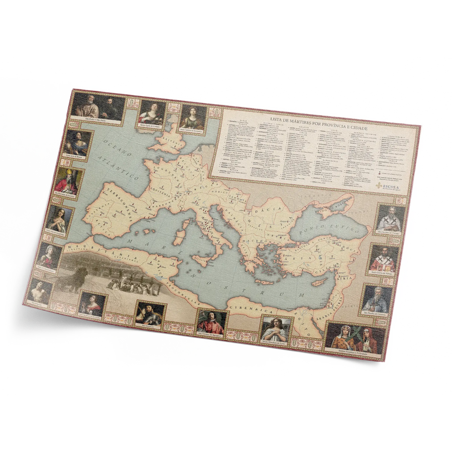 Mapa dos Mártires