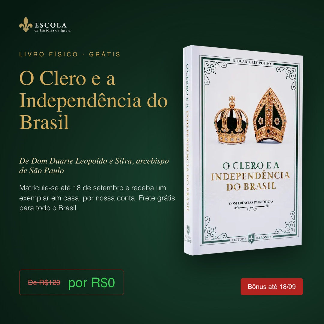 Livro físico grátis até 18/09: O Clero e a Independência do Brasil
