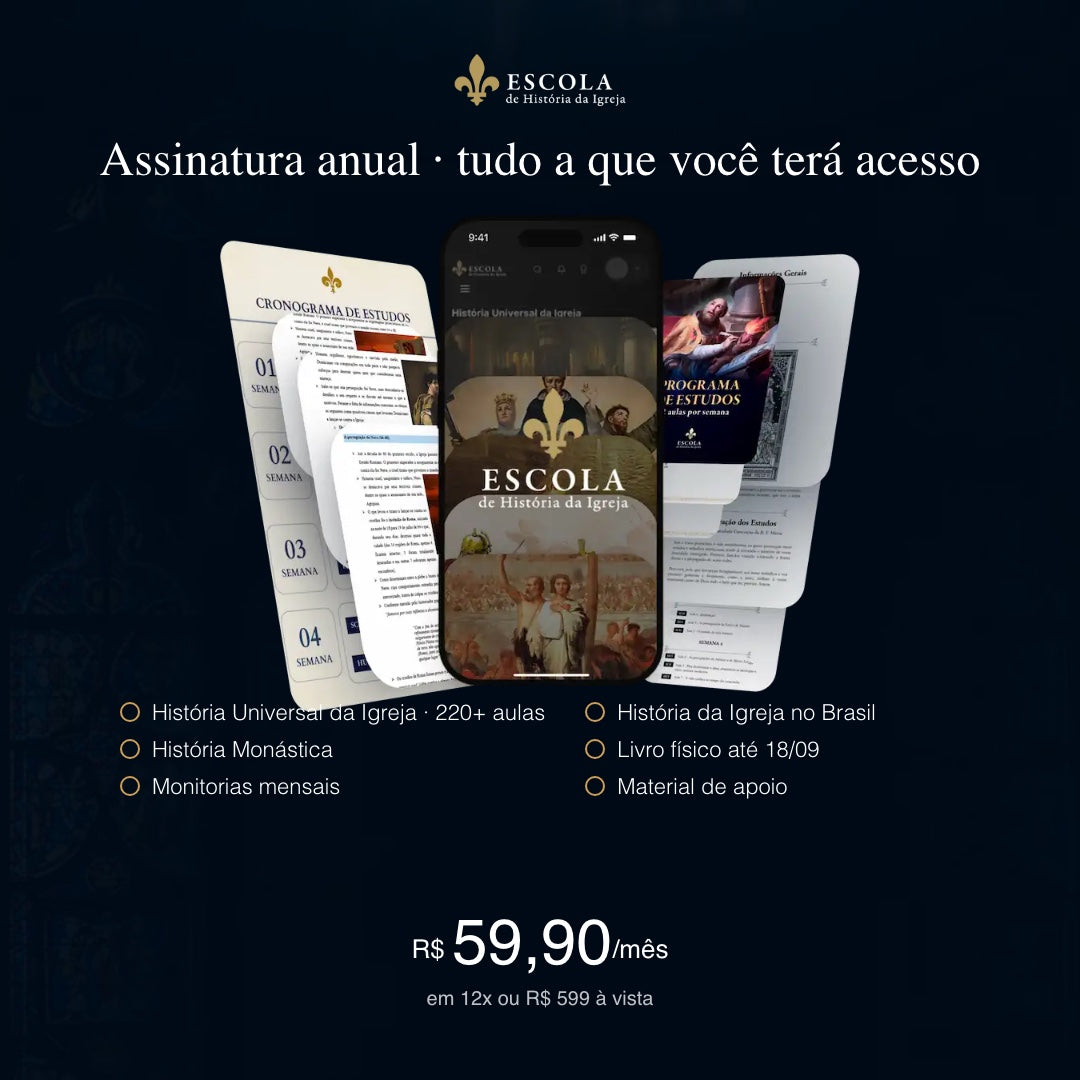 Assinatura anual da Escola de História da Igreja — tudo a que você terá acesso